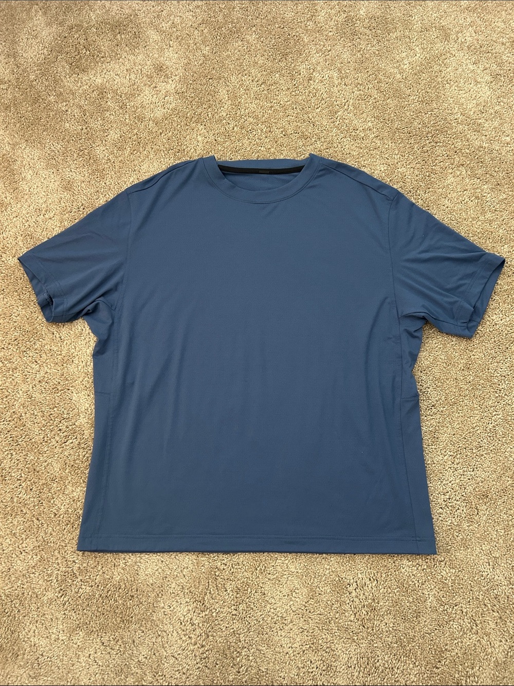 Lululemon Mens L Navy Blue Soft Jersey Short Sleeve T-Shirt
